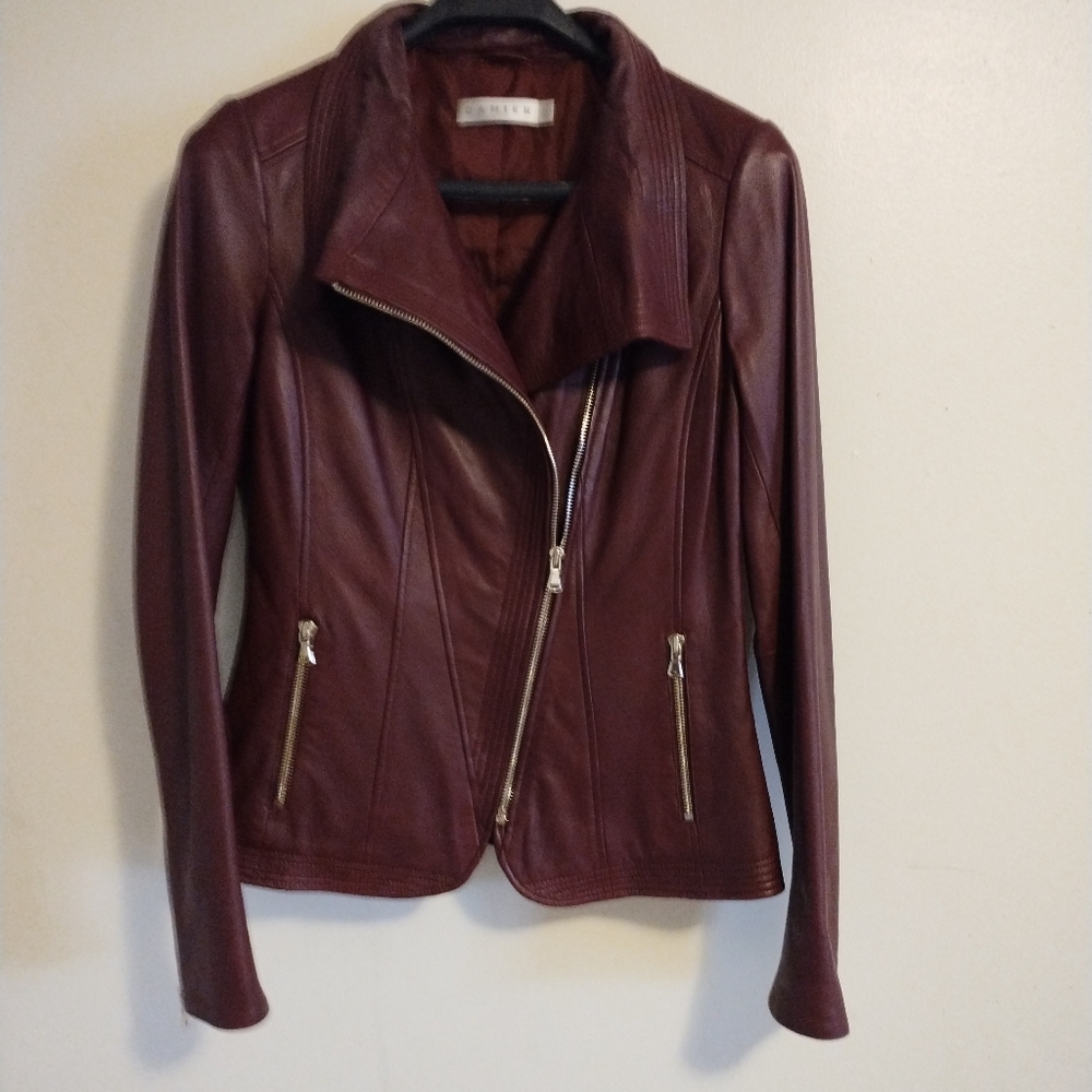 Danier Genuine Leather. Colour Bordeauex Size 2XS
